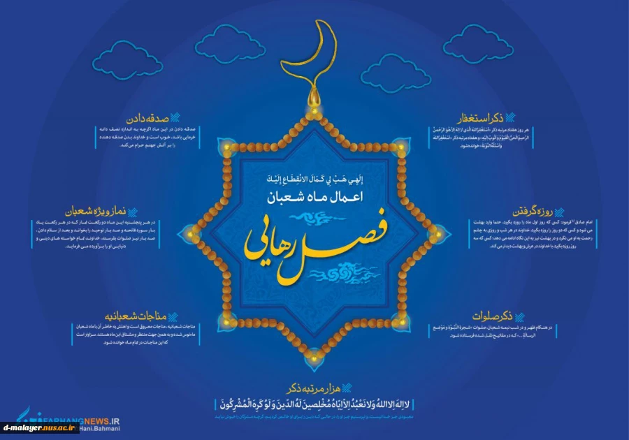حلول ماه شعبان مبارک 2