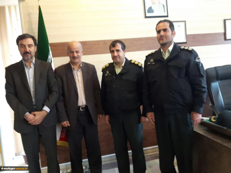 دیدار مسوولین آموزشکده با فرماندهی نیروی انتظامی شهرستان ملایر 3