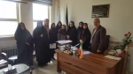 دیدارکارکنان خانم با رئیس آموزشکده و تقدیر از آنها به مناسبت بزرگداشت مقام زن مورخه 96/12/19 2