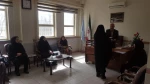 دیدارکارکنان خانم با رئیس آموزشکده و تقدیر از آنها به مناسبت بزرگداشت مقام زن مورخه 96/12/19 2