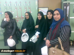 بازدید اعضای بسیج اساتید دانشگاه های ملایر به همراه  اساتید دانشکده فنی کوثر از نیروگاه  حرارتی شهید مفتح و باغ موزه دفاع مقدس همدان در روز پنج شنبه 9 اسفند 97 3