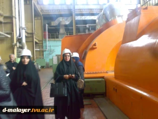 بازدید اعضای بسیج اساتید دانشگاه های ملایر به همراه  اساتید دانشکده فنی کوثر از نیروگاه  حرارتی شهید مفتح و باغ موزه دفاع مقدس همدان در روز پنج شنبه 9 اسفند 97 12