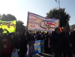 حضور دانشجویان آموزشکده فنی و حرفه ای دختران ملایر در راهپیمایی 13 آبان 4
