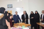 بازدید معاون محترم آموزشی دانشگاه فنی از آموزشکده فنی  و حرفه ای دختران ملایر 5