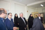 بازدید معاون محترم آموزشی دانشگاه فنی از آموزشکده فنی  و حرفه ای دختران ملایر 6