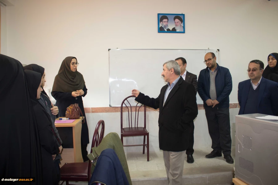 بازدید معاون محترم آموزشی دانشگاه فنی از آموزشکده فنی  و حرفه ای دختران ملایر 10