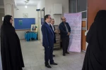 بازدید معاون محترم آموزشی دانشگاه فنی از آموزشکده فنی  و حرفه ای دختران ملایر 12