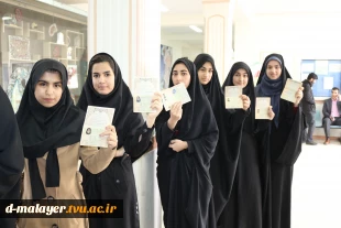حضور پرشور دانشجویان خوابگاهی برای حضور درانتخابات  2