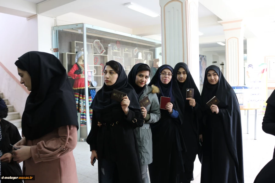 حضور پرشور دانشجویان خوابگاهی برای حضور درانتخابات  10