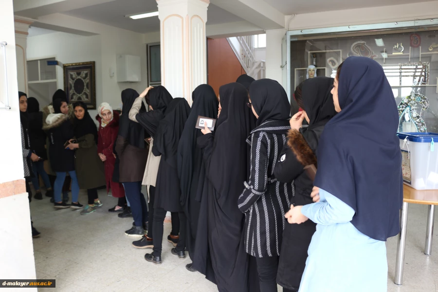 حضور پرشور دانشجویان خوابگاهی برای حضور درانتخابات  11