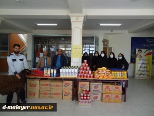 توزیع بسته های معیشتی توسط خیرین و کارکنان آموزشکده فنی و حرفه ای دختران ملایر  8