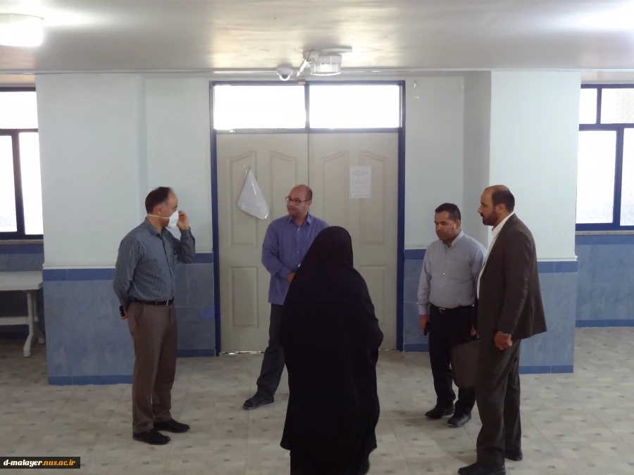 حضور معاون اداری - مالی دانشگاه فنی و حرفه ای  استان همدان و هیئت همراه در آموزشکده فنی دختران ملایر 10