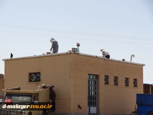 تعمیرات خوابگاه ،ایزوگام ،فضا سازی محوطه،کانتر واحدهای اداری در آموزشکده فنی و حرفه ای دختران ملایر 2