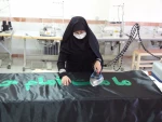 فعایت جهادی تولید پرچم محرم  5