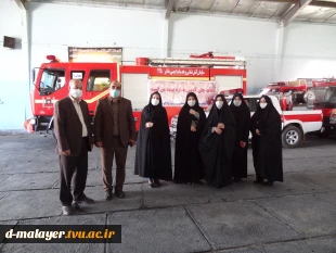 بازدید از آتش نشانی مرکزی شهرستان ملایر به مناسبت روز آتش نشانی و ایمنی  6
