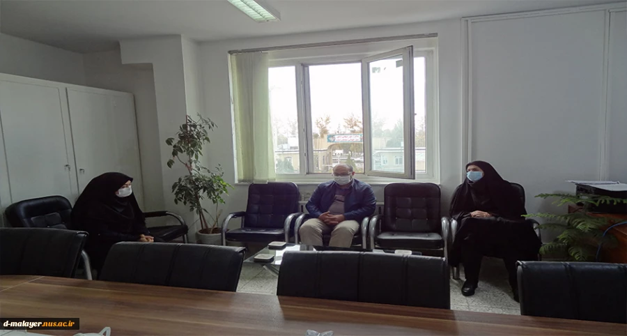 دیدار رئیس آموزشکده فنی دختران ملایر با معاون برنامه ریزی و توسعه فرمانداری ویژه شهرستان ملایر  2