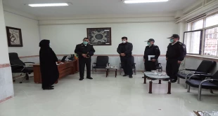 دیدار فرمانده نیروی انتظامی با رئیس آموزشکده فنی دختران ملایر 2