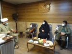 دیدارسرکار خانم دکتر سیف ریاست آموزشکده دختران با حجت الاسلام آزادی خواه نماینده مردم ملایر در روز وحدت حوزه و دانشگاه  4
