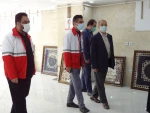 نمایشگاه دست ساخته های دانشجویان به مناسبت هفته هلال احمر با همکاری جمعیت هلال احمر ملایر  5
