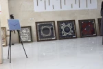 افتتاح نمایشگاه دست ساخته های دانشجویان با همکاری جمعیت هلال احمر ملایر به مناسبت هفته هلال احمر  11