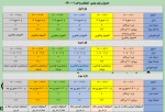 جدول زمانبندی انتخاب واحد 2