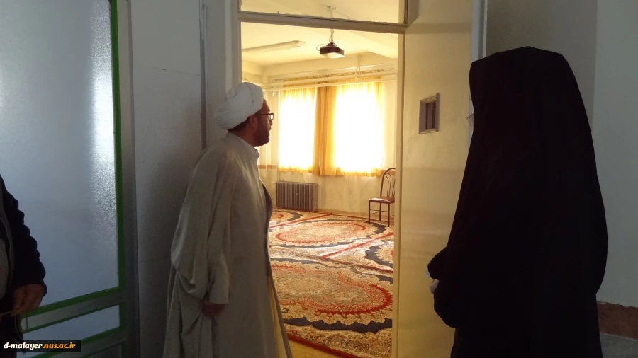 بازدید مسئول ستاد اقامه نماز شهرستان ملایر از نمازخانه  3