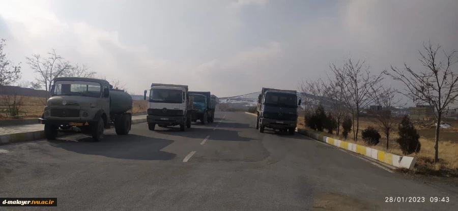 تسطیح محوطه دانشگاه 3