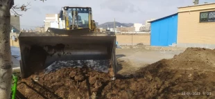 تسطیح محوطه دانشگاه 5