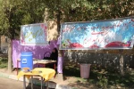 برپایی ایستگاه خوش آمدگویی 