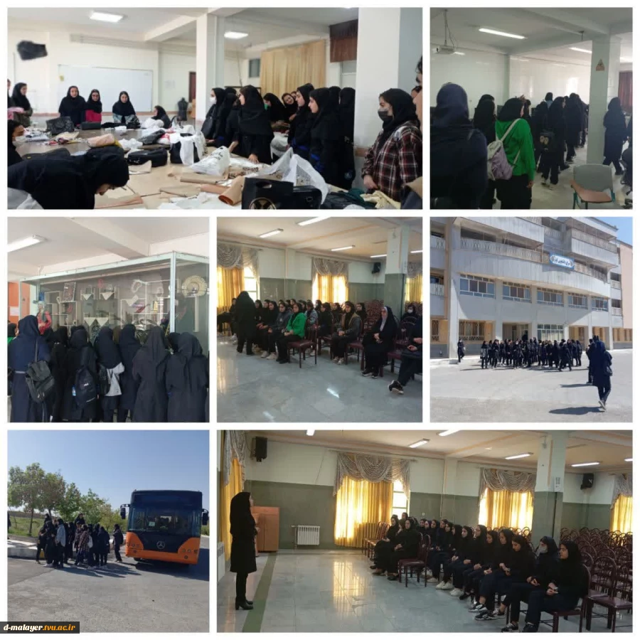 بازدید دانش آموزان هنرستان های استان همدان از آموزشکده کوثر 2